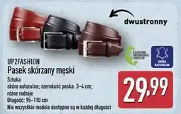 ALDI Pasek skórzany męski 95-110 cm Up2Fashion oferta