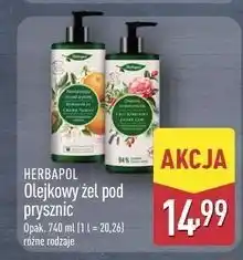 ALDI Żel pod prysznic rewitalizujący pomarańcza i olejek neroli Herbapol oferta