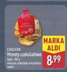 ALDI Monety czekoladowe Choceur oferta