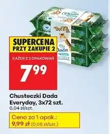 Biedronka Chusteczki rumianek i alantoina Dada Everyday oferta