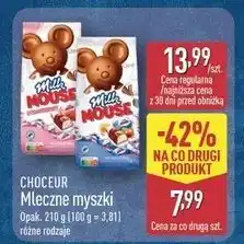 ALDI Mleczne myszki truskawkowe Choceur oferta