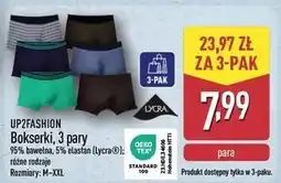 ALDI Bokserki męskie m-xxl Up2Fashion oferta
