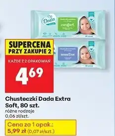 Biedronka Chusteczki wilgotne comfort Dada Extra Soft oferta
