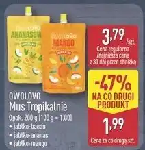 ALDI Mus jabłko-mango Owolovo oferta
