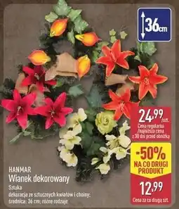 ALDI Wianek dekorowany 36 cm Hanmar oferta