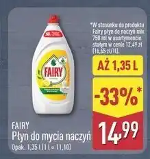 ALDI Płyn do mycia naczyń lemon Fairy oferta