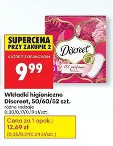 Biedronka Wkładki normal Discreet oferta