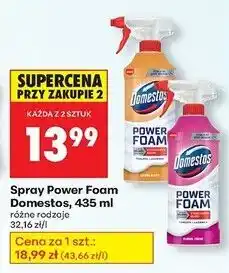 Biedronka Spray do czyszczenia floral fiesta Domestos Power Foam oferta