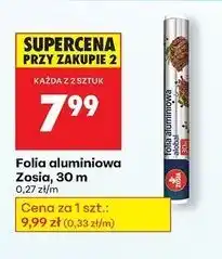 Biedronka Folia aluminiowa 30 m z tłoczeniem Zosia Samosia oferta