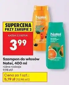 Biedronka Szampon do włosów grow better Natei oferta