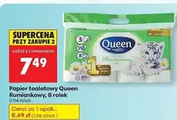 Biedronka Papier toaletowy rumiankowy Queen oferta
