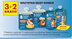 Biedronka Mus jungle fruit jabłko banan brzoskwinia morela mango Gerber Junior oferta