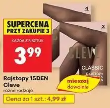 Biedronka Rajstopy classic 15 den Cleve oferta