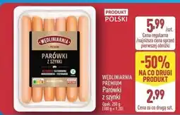 ALDI Parówki z szynki Wędliniarnia Premium oferta
