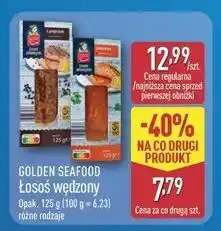 ALDI Łosoś wędzony naturalny Golden Seafood oferta
