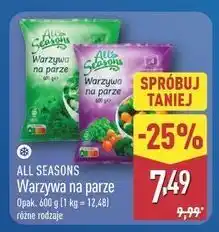 ALDI Warzywa na parze All Seasons oferta