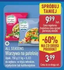 ALDI Warzywa na patelnię kalifornijskie All Seasons oferta