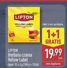 ALDI Herbata Lipton Yellow Label Tea oferta