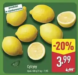 ALDI Cytryny oferta