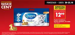 Biedronka Papier toaletowy Queen Komfort oferta