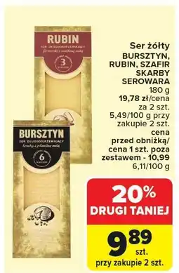 Carrefour Market Ser żółty Bursztyn Skarby Serowara oferta