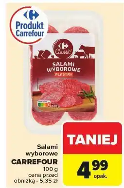 Carrefour Market Salami wyborowe Carrefour oferta