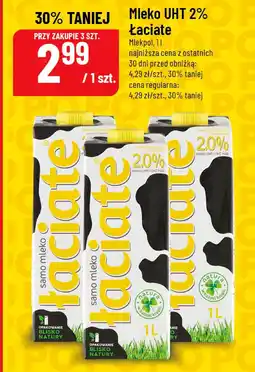 Polomarket Mleko UHT Łaciate 2% 1l oferta