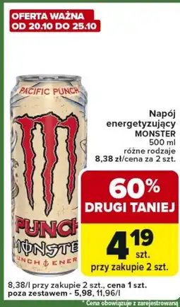 Carrefour Express Napój energetyczny Monster oferta