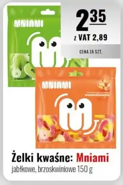 Eurocash Żelki kwaśne: Mniami jabłkowe, brzoskwiniowe oferta