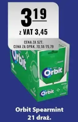 Eurocash Orbit Spearmint 21 draż. oferta