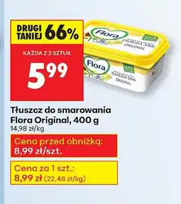 Biedronka Tłuszcz do smarowania Original Flora oferta