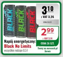 Eurocash Napój energetyczny: Black No Limits oferta