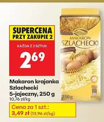 Biedronka Makaron krajanka 5-jajeczny Szlachecki oferta