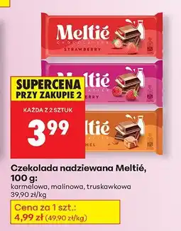 Biedronka Czekolada nadziewana karmelowa Meltié oferta
