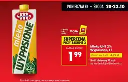 Biedronka Mleko UHT 2% Wypasione Mlekovita oferta