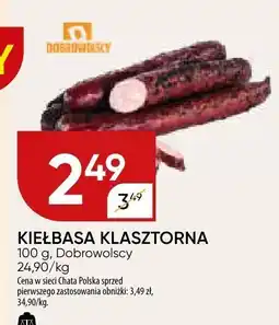 Chata Polska Kiełbasa klasztorna Dobrowolscy oferta