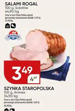 Chata Polska Szynka staropolska Animex oferta