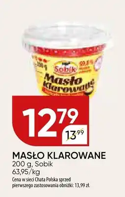Chata Polska Masło klarowane Sobik oferta