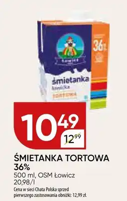 Chata Polska Śmietanka tortowa 36% OSM Łowicz oferta