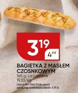 Chata Polska Bagietka z masłem czosnkowym La Lorraine oferta