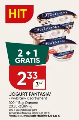 Chata Polska Jogurt Fantasia Danone oferta