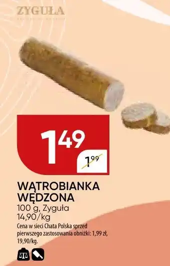 Chata Polska Wątrobianka wędzona Zygula oferta