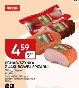 Chata Polska Schab/szynka z jakubowej spizarni Olewnik oferta