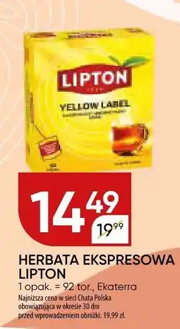 Chata Polska Herbata ekspresowa lipton yellow label oferta