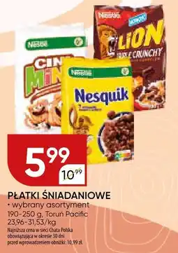 Chata Polska Płatki śniadaniowe Toruń Pacific oferta