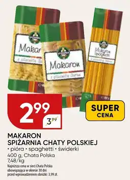 Chata Polska Makaron Spiżarnia Chaty Polskiej oferta