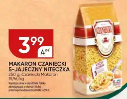 Chata Polska Makaron Czaniecki 5-jajeczny niteczka oferta