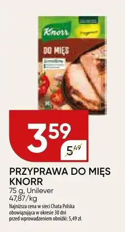 Chata Polska Przyprawa do mięs Knorr oferta