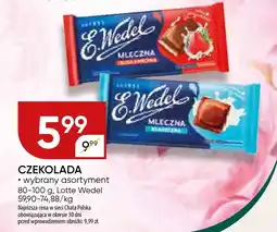 Chata Polska Czekolada wybrany asortyment E.Wedel oferta