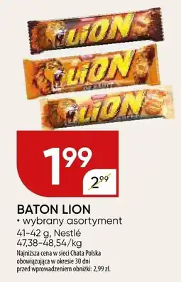 Chata Polska Baton Lion wybrany asortyment Nestle oferta